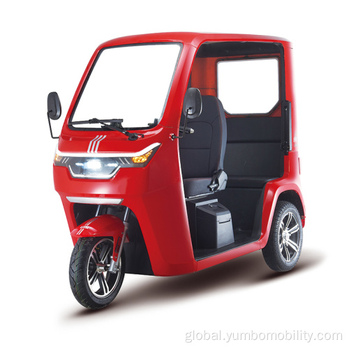 25km Speed Electric Cabin Tricycle Low Speed Lectric Cabin Tricycle with Roof Canopy Factory